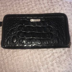 Brahamin Black Leather Wallet